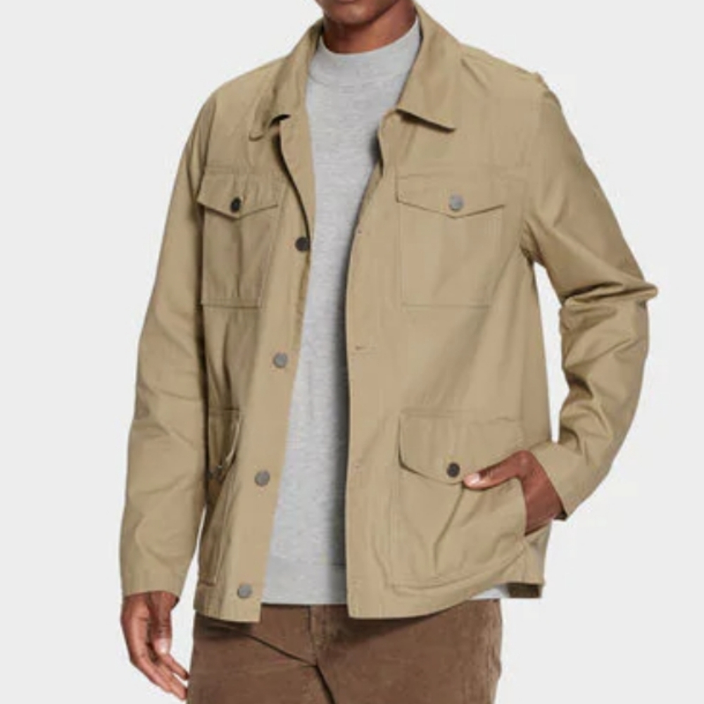 UGG Silas Chore Cargo Utility Outdoor Pocket Khaki Jacket - Picture 2 of 10